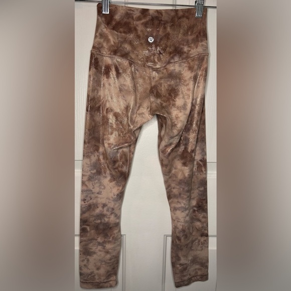 Lululemon Align Crop with Pockets 23" *Shine Diamond Dye Misty Shell/ Size 4 - Picture 5 of 10